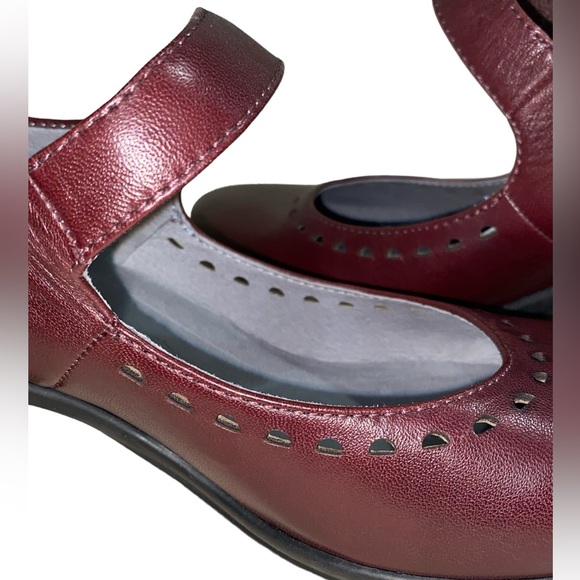 Abeo B.I.O. System Penny Leather Heeled Mary Jane Shoes Size 8 Neutral - Picture 11 of 15